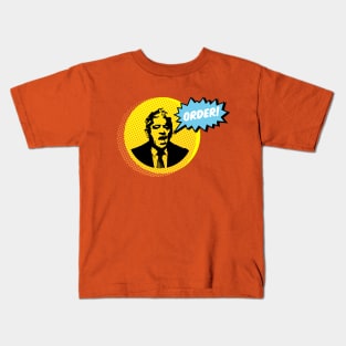 John Bercow - Order! Comic Style Kids T-Shirt